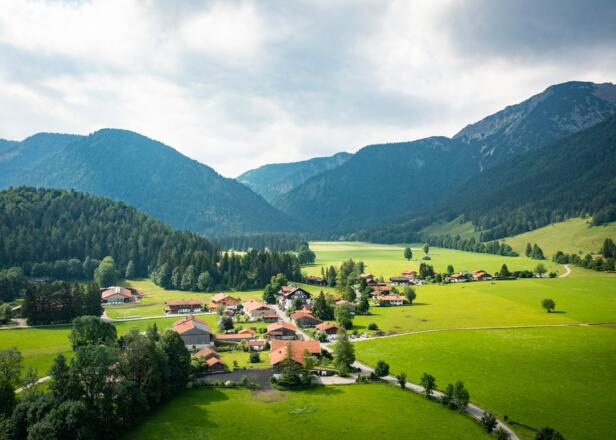 Blick auf Geitau