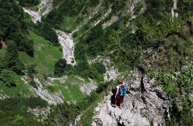 Abstieg Wolfsschlucht
