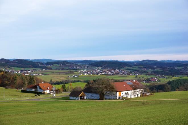 Blick auf Alberndorf