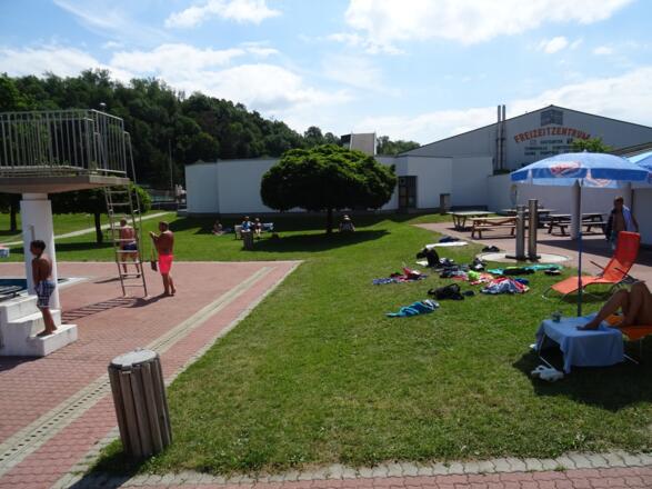 Freibad Mauthausen im Juni 2019