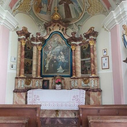 Antoniuskapelle Hagau innen