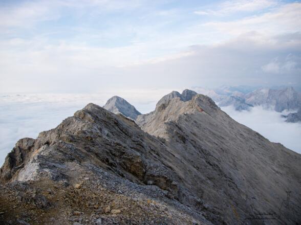 die letzten Meter geht es flach zum Biwak