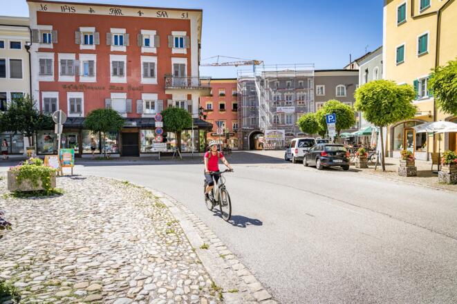 In der Stadt Laufen