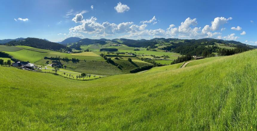 Ausblick Wohnmobilstellplatz Leitner