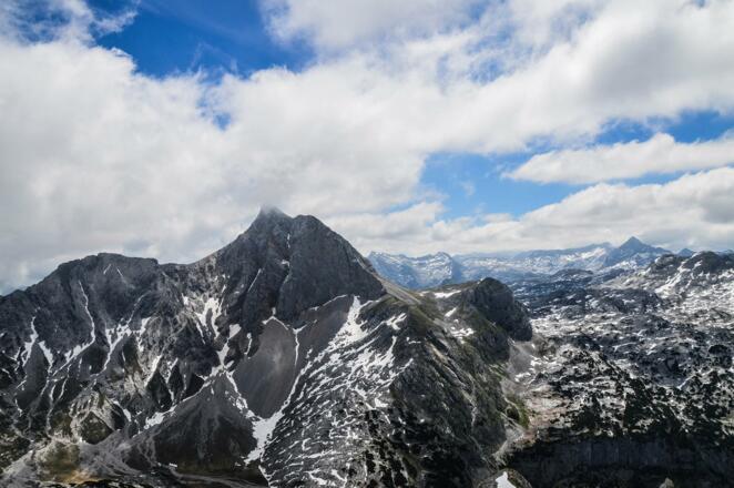 Blick vom Seehorn zum Hundstod
