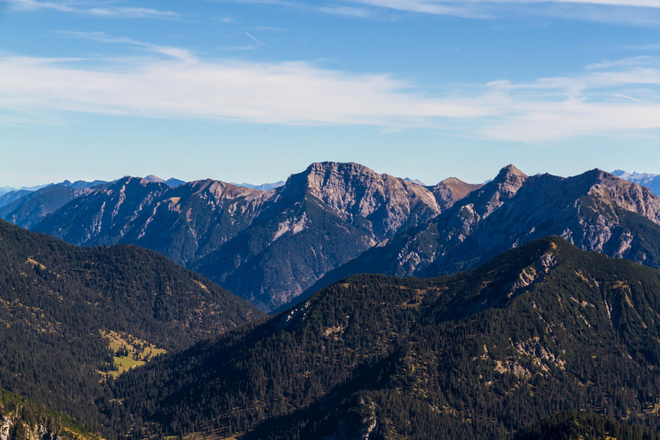 Bergtour - Kreuzspitze - Blick vom Säuling