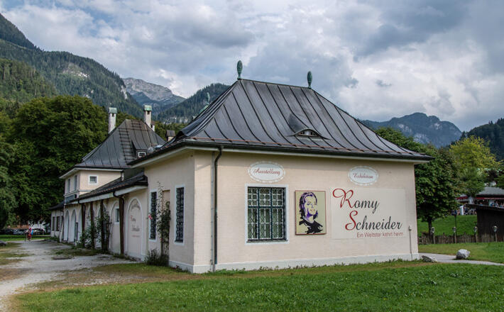 Der Alte Bahnhof Königssee ist das Zuhause der Romy Schneider Ausstellung