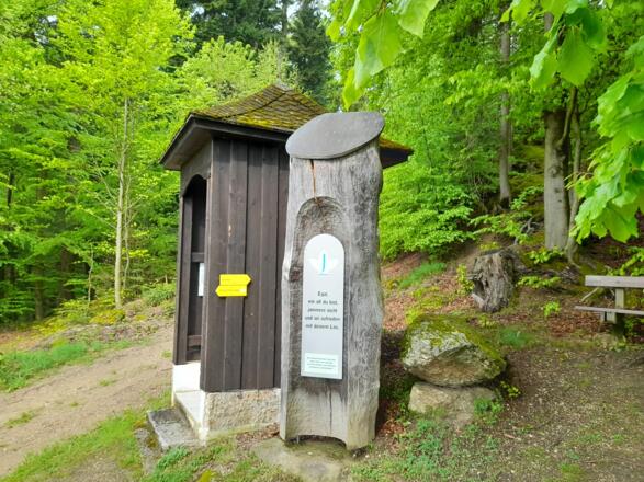 Johanneswegsäule bei der Schlüsselkapelle in Unterweißenbach