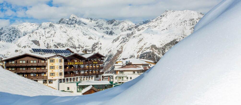 Hotel Edelweiss - mit einem Schwung auf der Piste