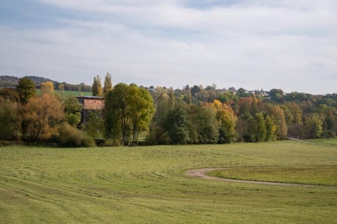 Wanderung über den Flugplatz zum Gradierwerk | Bad Kissingen