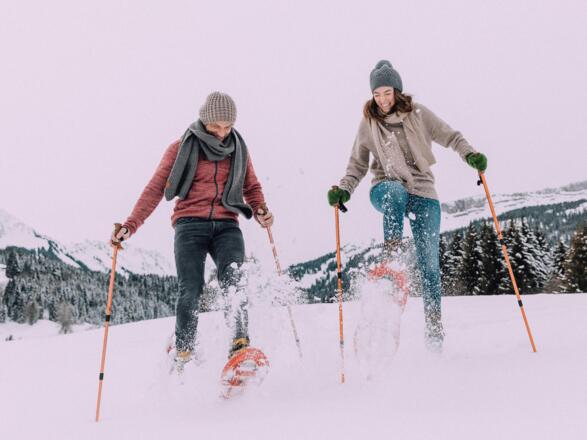 Naturhotel Chesa Valisa kostenlose Schneeschuhe
