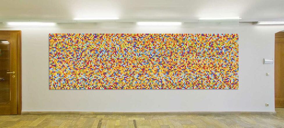 Kunst im angrenzenden Rathaus von Konrad Neubauer