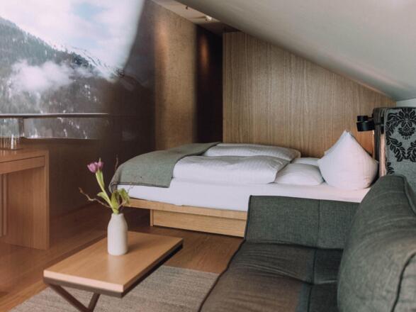 Naturhotel Chesa Valisa Zimmer Ringelblume