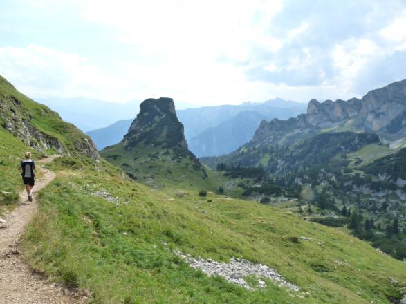 Wir steuern direkt den markanten Gschöllkopf an.