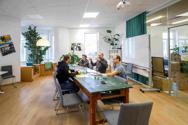Seminarraum digital heroes in der PostWerkStatt