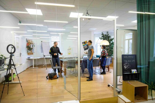 Seminarraum digital heroes in der PostWerkStatt