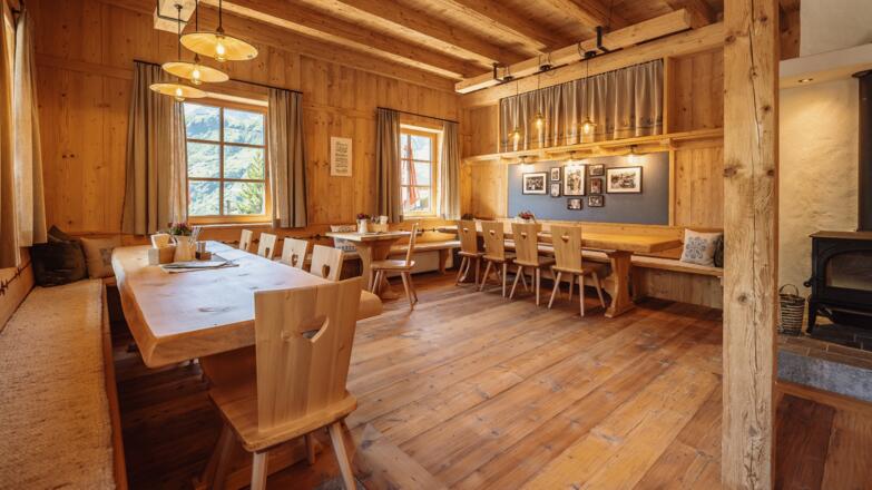 Die gemütlich Stube lädt zum Verweilen ein