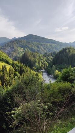 Blick vom Tauernradweg