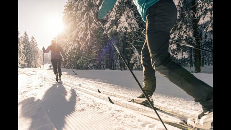 Langlaufen im Nordischen Zentrum Böhmerwald