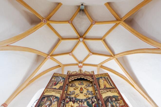 Wallfahrtskirche Guteneck - Altar/Gewölbe