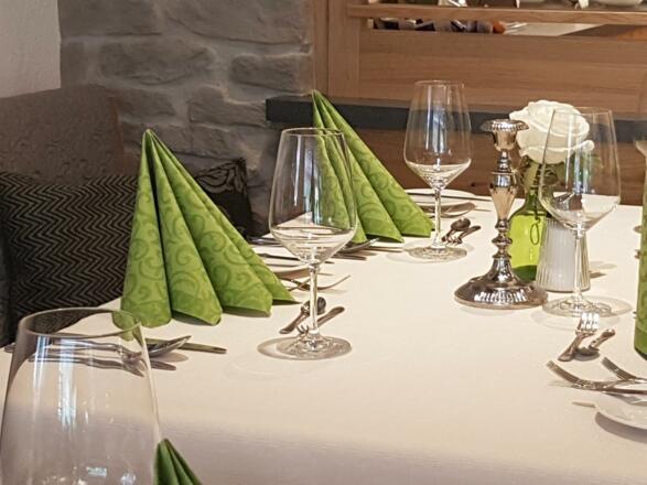 gedeckter Tisch