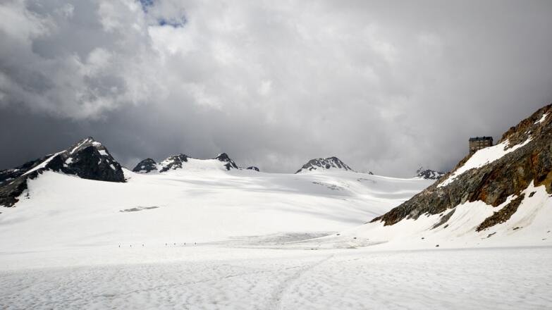 Kurz vor der Hütte