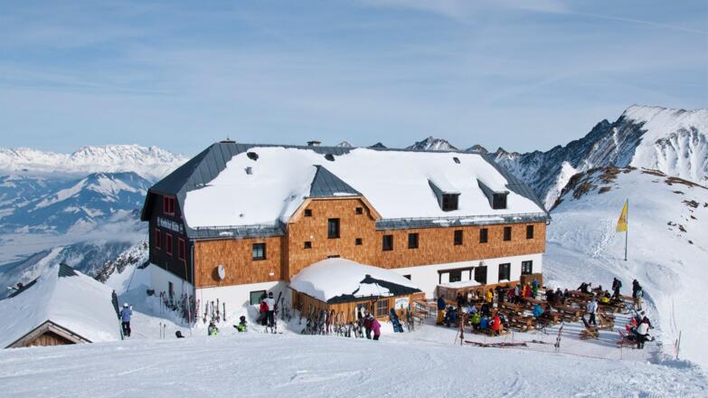Die Krefelder Hütte auch im Winter eine Pause wert