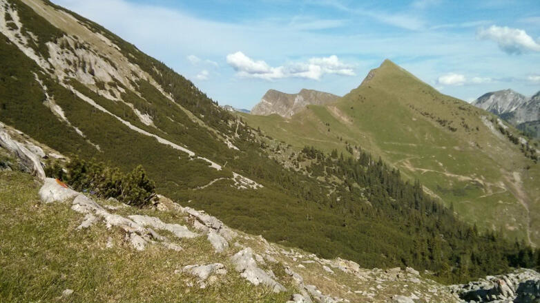 Die Tölzer Hütte ist in Sicht...