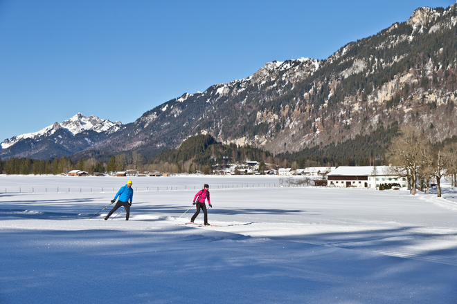 Langlaufloipe Dickelschwaig Runde - am Forsthaus Dickelschwaig