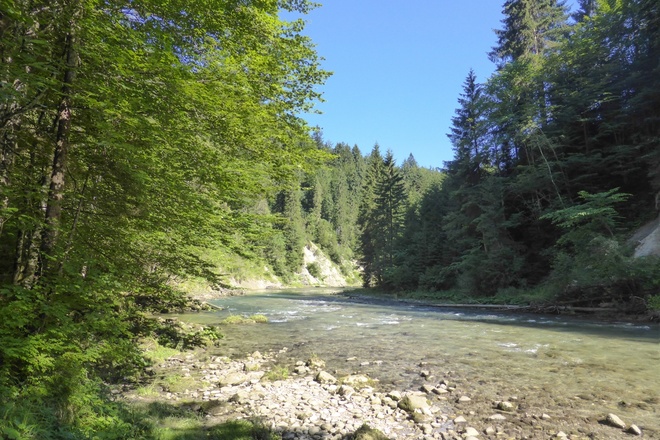 Ammer zwischen Bad Bayersoien und dem Kraftwerk Kammerl