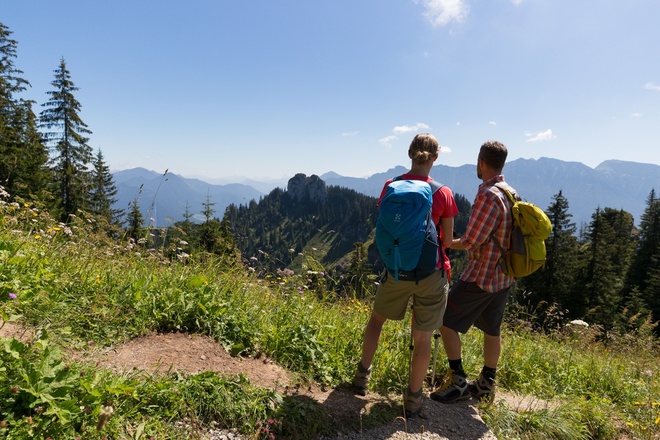 Bergtour - Laber, Blick auf das Ettaler Manndl