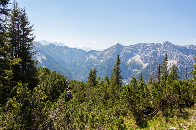 Aufstieg zur Scheinbergspitz