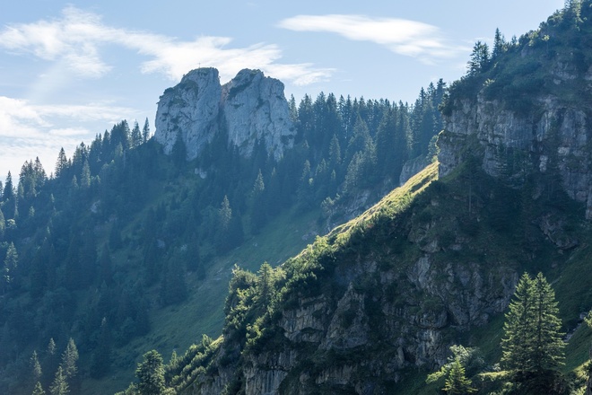 Blick auf Ettaler Manndl