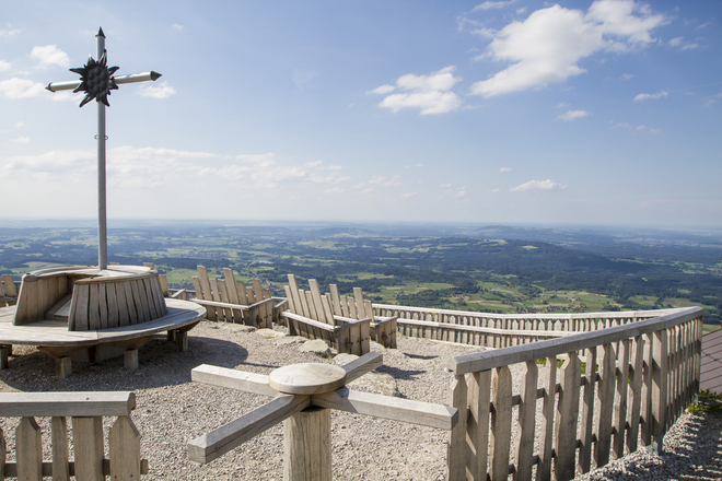 Nordic Walking Höhen-Trail Hörnle - Blick vom Zeitberg