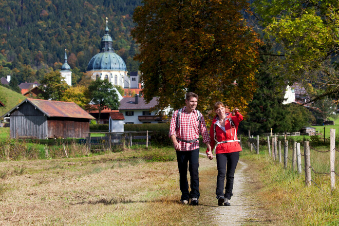 Fernwanderweg Meditationsweg Ammergauer Alpen - Kloster Ettal