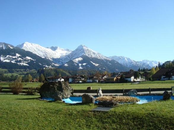 Landhaus Reiser in Fischen im Allgäu Garten