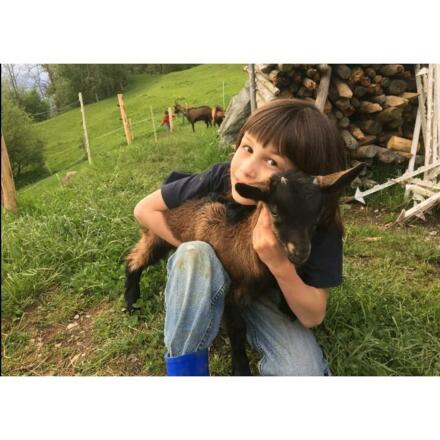 Phillip mit Rosi