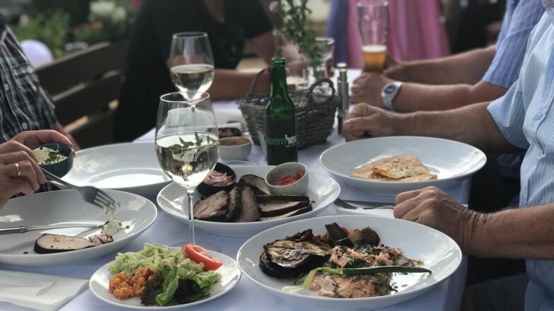 BBQ Party auf der gemütlichen Terrasse