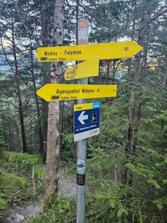 Die MTB Auffahrt zum Alpengasthof Wildeben ist "Bikeklettern"