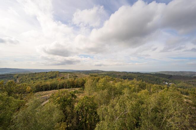 Ausblick Pfannenbergturm Siegen/Neunkirchen