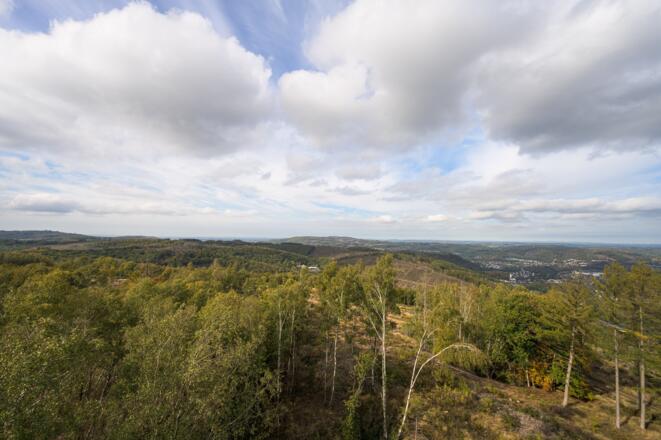 Ausblick Pfannenbergturm Siegen/Neunkirchen