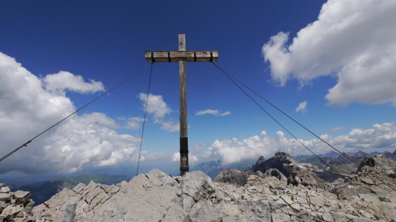 Gipfelkreuz auf dem Hohen Licht