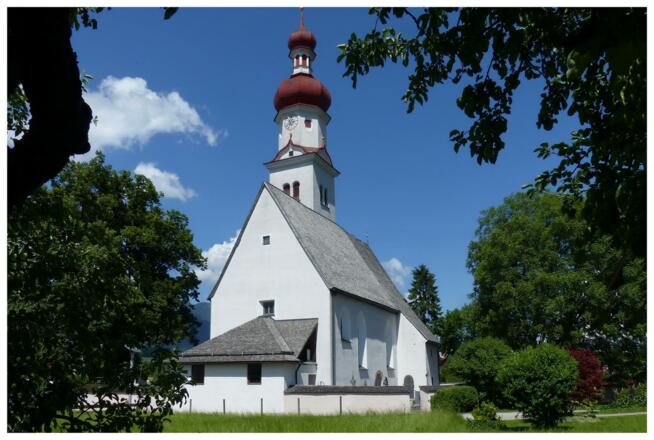 Kirche Sommer Radfeld