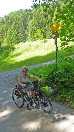 Anfang vom Höhenweg ab Golfplatz Bad Wiessee