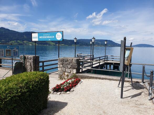 Schiffsanlegestelle Weissenbach am Attersee
