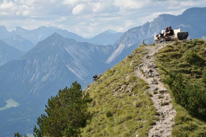 Aussichtsbank am Gratlspitz Alpbach