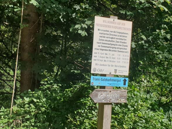 Benützungsregeln Bundesforste freigegebene Forststraßen