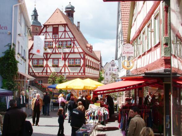 Fußgängerzone in Walldürn