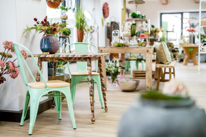 Innenraum Deko und Kaffeeecke