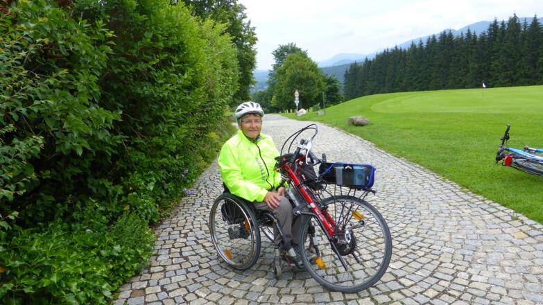 Nur mit Hilfe geschafft.